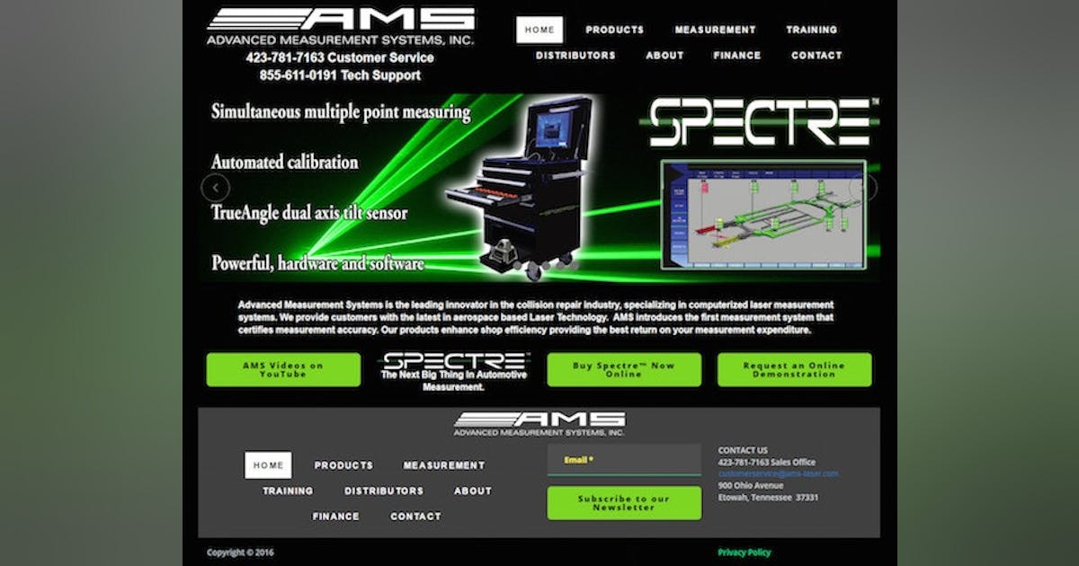 AMS Redesigns Website | 2017-01-27 | FenderBender and ABRN