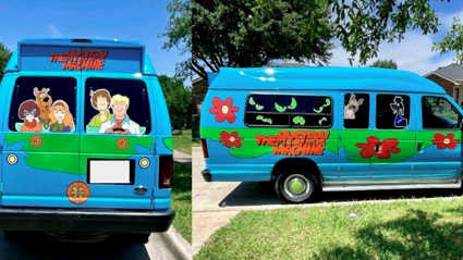 Maaco Euless Transforms Van into the Mystery Machine FenderBender and