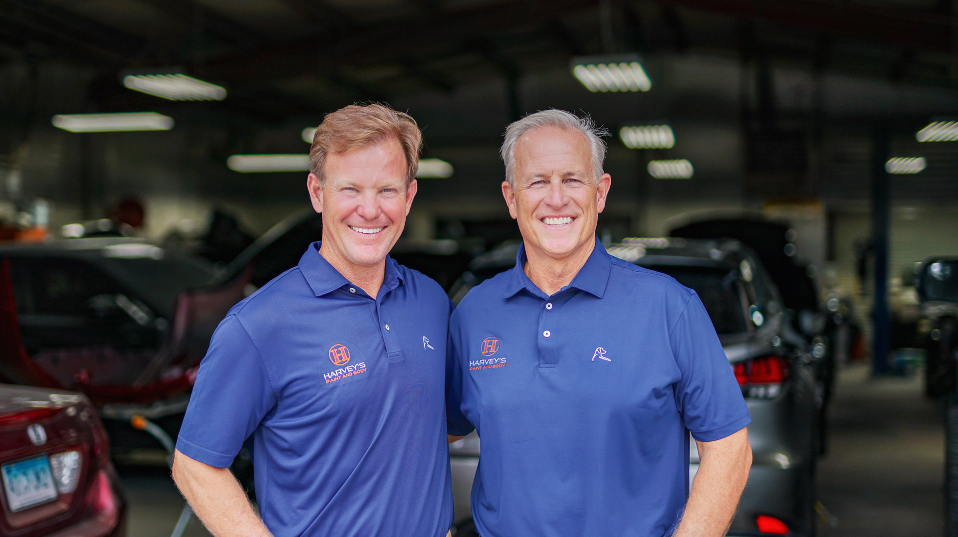 Jeremy Lennox (left) and Jeff McFadden (right) celebrate day one of their new partnership.