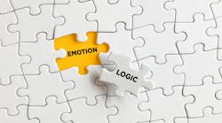 Puzzle piece logic covering emotion