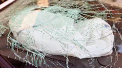 Deployed air bag