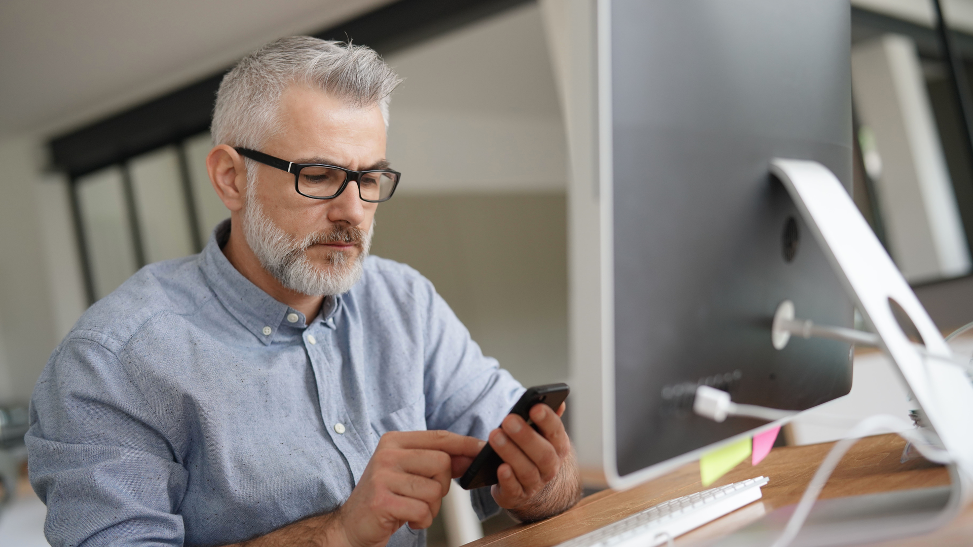 Business owner on the phone