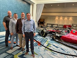 The Alpha Romeo Formula 1 car was on display at the recent FIX Global Conference in Orlando. The Alpha Romeo Formula 1 car was on display at the recent FIX Global Conference in Orlando.