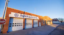 Hunnell found a neat historic building in downtown Hutchinson to convert to Hutch Auto Body.