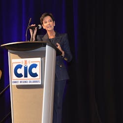 Mary Mahoney, vice president of Enterprise Mobility's Replacement and Leisure division, speaks on how the Collision Engineering Program is a collaborative partnership between education and industry. Mary Mahoney, vice president of Enterprise Mobility's Replacement and Leisure division, speaks on how the Collision Engineering Program is a collaborative partnership between education and industry.