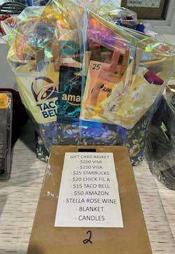 Gift Card Basket from January 6 Fundraiser for Gary Noble Gift Card Basket from January 6 Fundraiser for Gary Noble