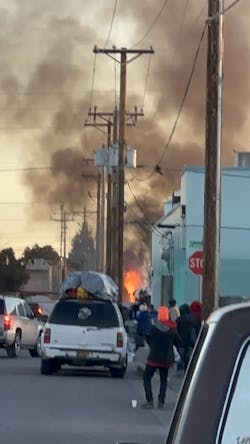 Fire near Duke City Auto Body Fire near Duke City Auto Body