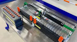 Figure 1 - 1998 Toyota RAV4 EV (left) and 2018 Chevrolet Bolt EV battery sections