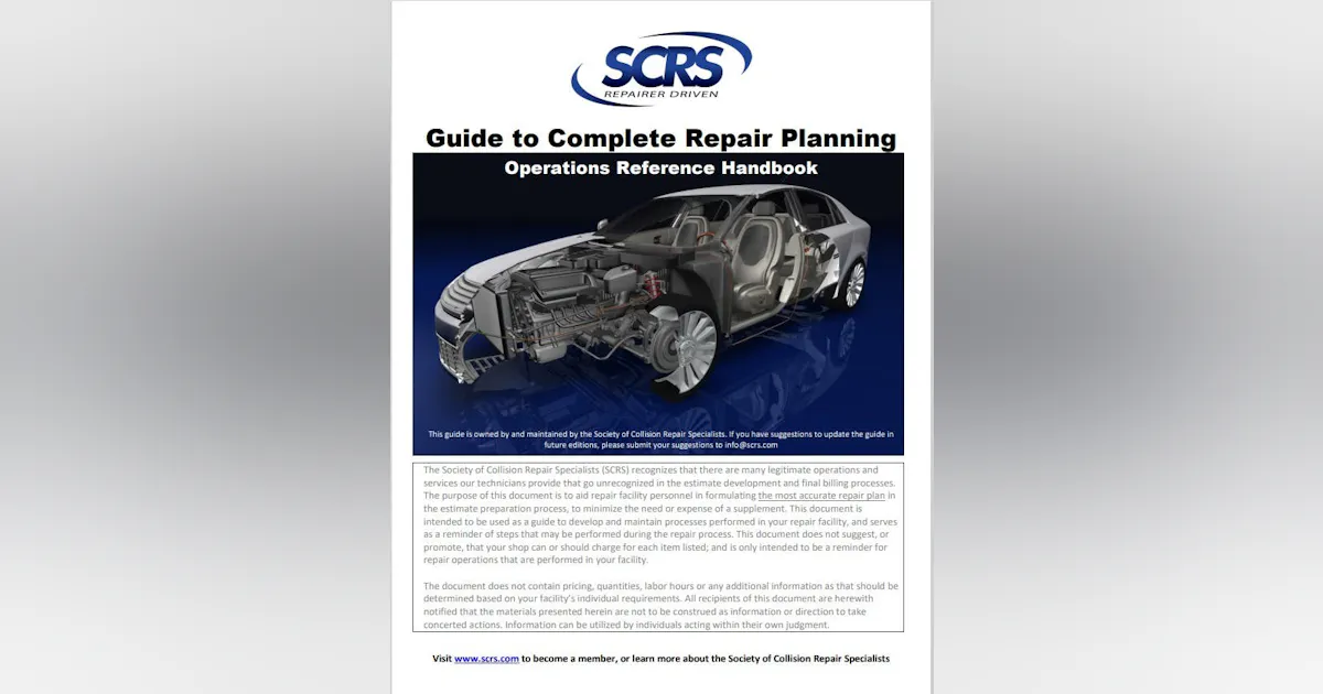 Part Code Corrective Picture The anatomy of a parts code table | Fender Bender