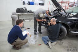 Blueprinting is designed to identify all required procedures and parts — down to the last clip — before the vehicle enters production. Blueprinting is designed to identify all required procedures and parts — down to the last clip — before the vehicle enters production.