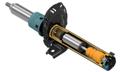 BWI Group's MagneRide uses magneto-rheological (MR) fluid-filled dampers and sophisticated control strategies to increase comfort and expand the performance limits of the vehicle. BWI Group's MagneRide uses magneto-rheological (MR) fluid-filled dampers and sophisticated control strategies to increase comfort and expand the performance limits of the vehicle.