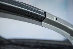 Prepare to handle mixed material parts by focusing on the most difficult repairs you will face, like identifying carbon-lined parts that exist in some unlikely places in the 2016 BMW 7-Series, such as this roof rail.