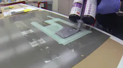Sometimes it’s necessary to produce a piece of new seam sealer on the workbench or tool cart. Limited access to the repair area or awkward application angles may prevent getting the applicator gun in the correct spot.