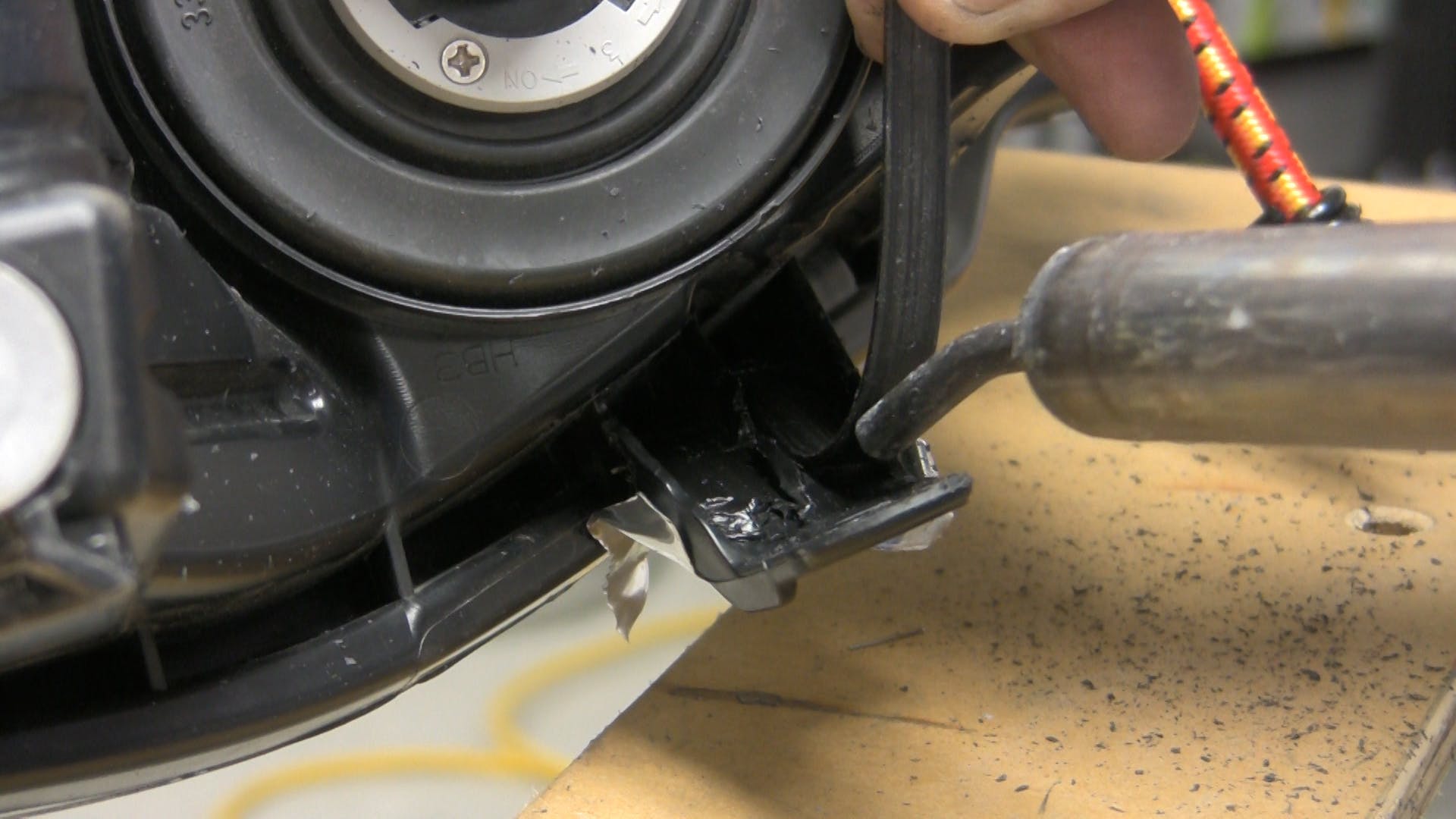 When welding, melt both the base material and the welding rod at the same time while applying a slight downward pressure on the rod to fuse the two materials together as you make your pass.