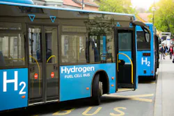 Hydrogen fuel cell technology is currently being utilized in fleet applications, especially transit buses. Hydrogen fuel cell technology is currently being utilized in fleet applications, especially transit buses.