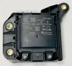 A typical blind spot monitor. A typical blind spot monitor.