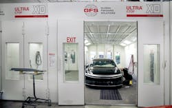 The Ultra XD CTOF booth allows vehicles to be filled, primed, sealed, painted and cured in one location The Ultra XD CTOF booth allows vehicles to be filled, primed, sealed, painted and cured in one location