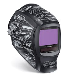 Miller Electric's Digital Infinity '22 Custom Kindig-it welding helmet has some unique features and displays some of the builder's most iconic cars. Miller Electric's Digital Infinity '22 Custom Kindig-it welding helmet has some unique features and displays some of the builder's most iconic cars.