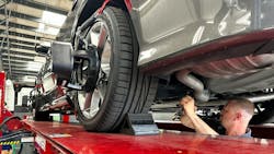 Brian Hamel sets targets, preps for x, y, and z calibration. Brian Hamel sets targets, preps for x, y, and z calibration.