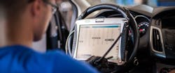 Scan tool inside car Scan tool inside car