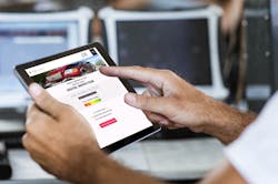 Shops can text a link to the customer, where the digital vehicle inspection can be viewed showing the vehicle’s condition. Shops can text a link to the customer, where the digital vehicle inspection can be viewed showing the vehicle’s condition.