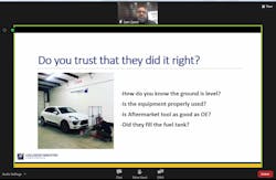 Sam Zamir, of Collision Consultants, spoke on ADAS trust issues from a collision repairer’s perspective. Sam Zamir, of Collision Consultants, spoke on ADAS trust issues from a collision repairer’s perspective.