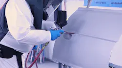 Refer to your paint supplier’s technical data sheet for the proper flash and cure times, along with spray gun setup recommended to achieve targeted film builds.