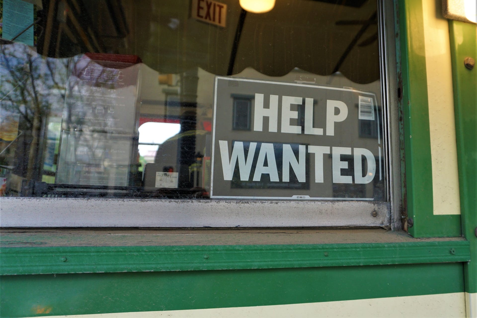Help Wanted sign