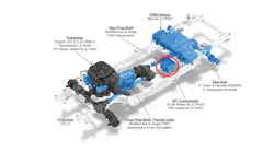The Jeep Wrangler 4XE (PHEV) OBC (On Board Charger) is integrated into the DC-DC converter. That is where it gets its unique name “Integrated Dual Charging Module”(IDCM). According to Stellantis, it “combines a battery charger and a DC/DC converter in a single unit that is more compact than two separate components, and a next-generation Power Inverter Module (PIM) that is reduced in size. These components are housed and protected from damage in a steel structure mounted below the battery” pack.
