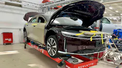 Lucid is one of the newer EV manufacturers with certified collision repair networks.