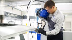 Welder setup goes beyond destructive weld tests. The installation of a roof panel or quarter panel may require multiple arm changes or the changing of electrode caps for squeeze-type resistance spot welders, with a machine reset required for each arm change. Welder setup goes beyond destructive weld tests. The installation of a roof panel or quarter panel may require multiple arm changes or the changing of electrode caps for squeeze-type resistance spot welders, with a machine reset required for each arm change.
