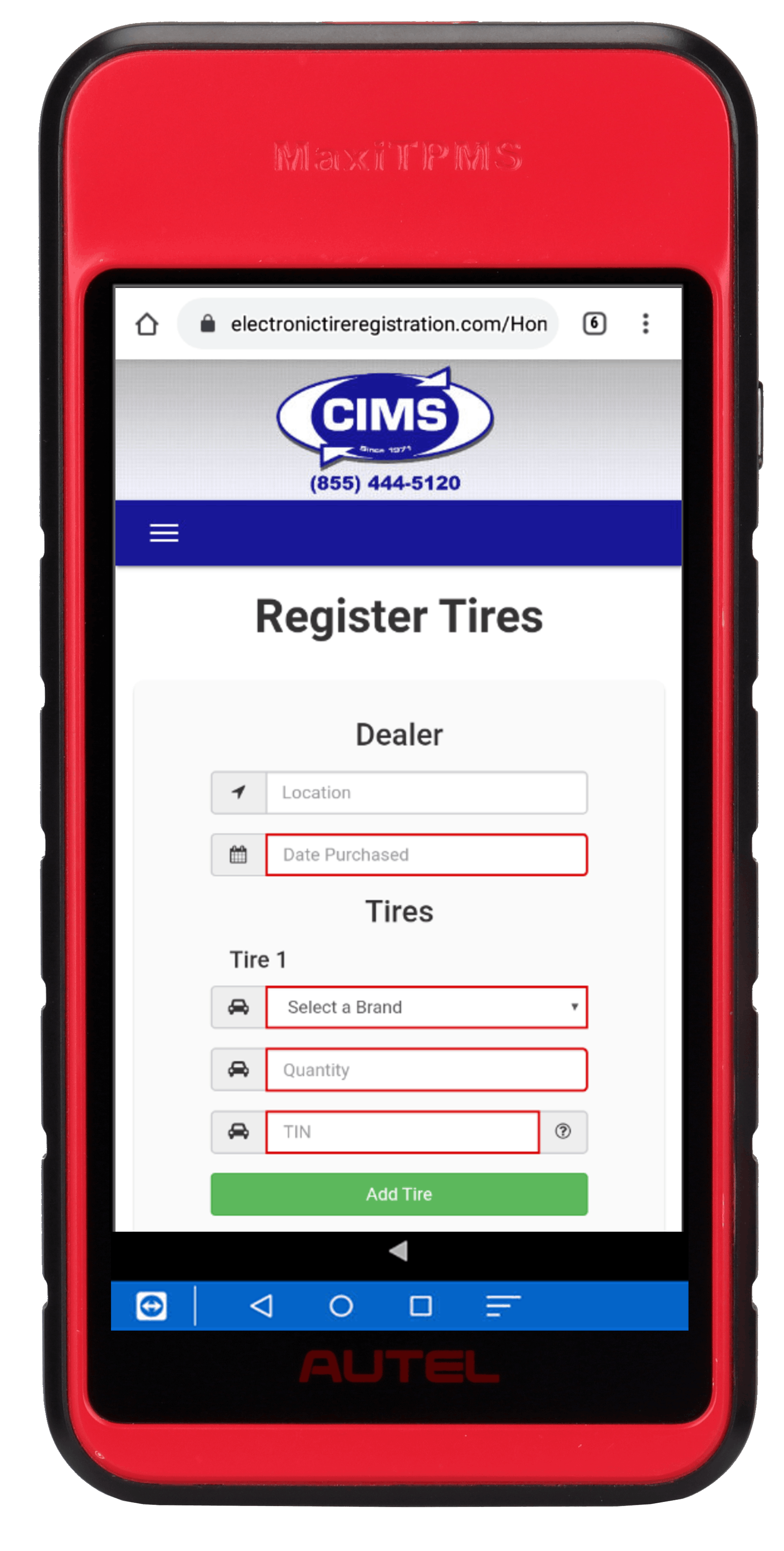 65bad1d021646c001e0edbe6 Its600 Tire Registration2