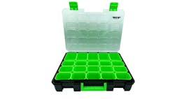 VIm Tools Large Interlocking Storage Case With Compartment Inserts VIm Tools Large Interlocking Storage Case With Compartment Inserts