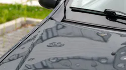Dents on hood caused by hailstorm