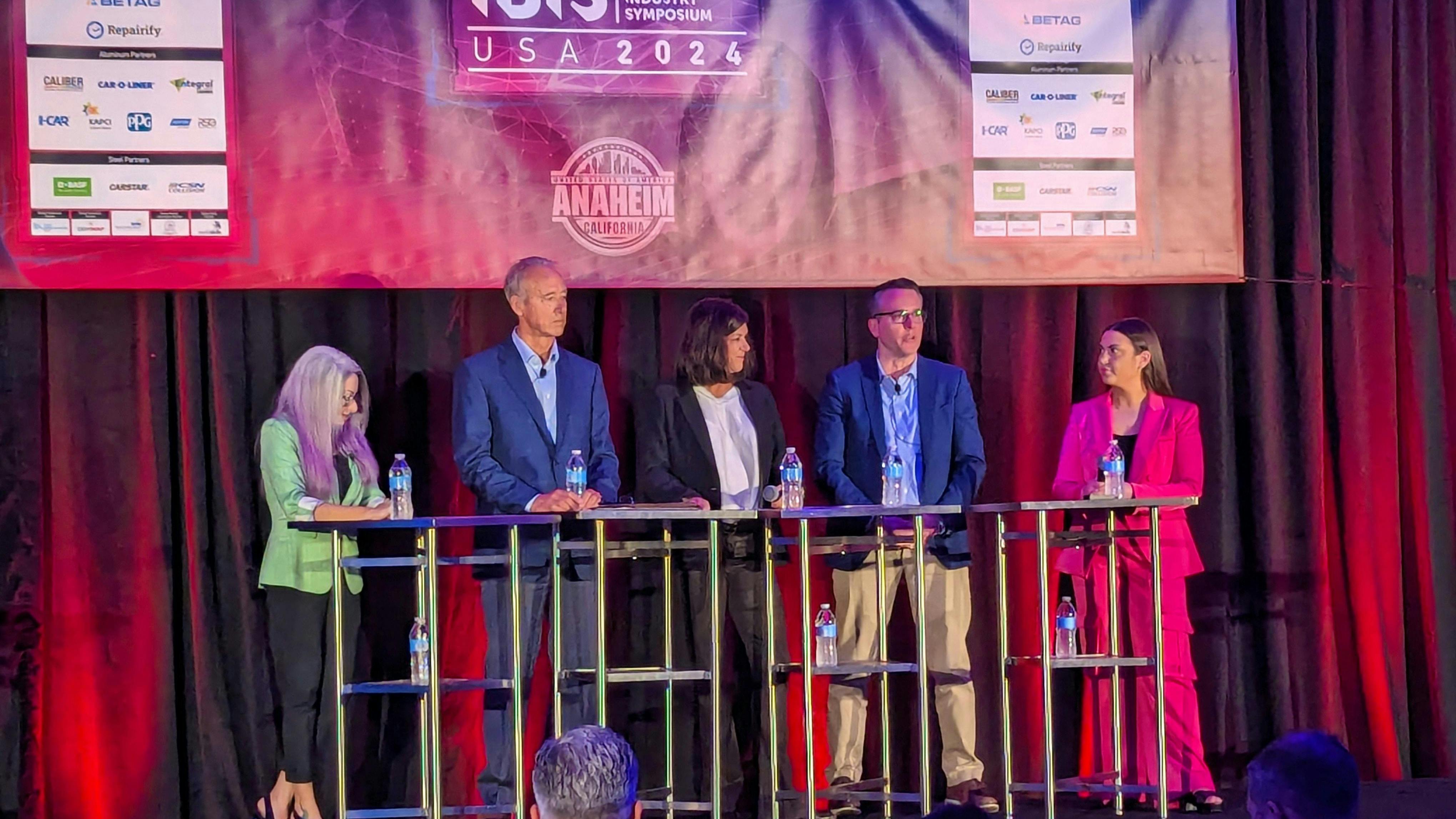 Discussing recruiting efforts to bring more young people into the business was a panel, including, from left: Dara Goroff, Erick Bickett, Jennifer Maher, Brandon Eckenrode, and Molly Mahoney.