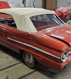 Robert Vigil said the 1963 Ford Falcon has been an on-going father-son project.