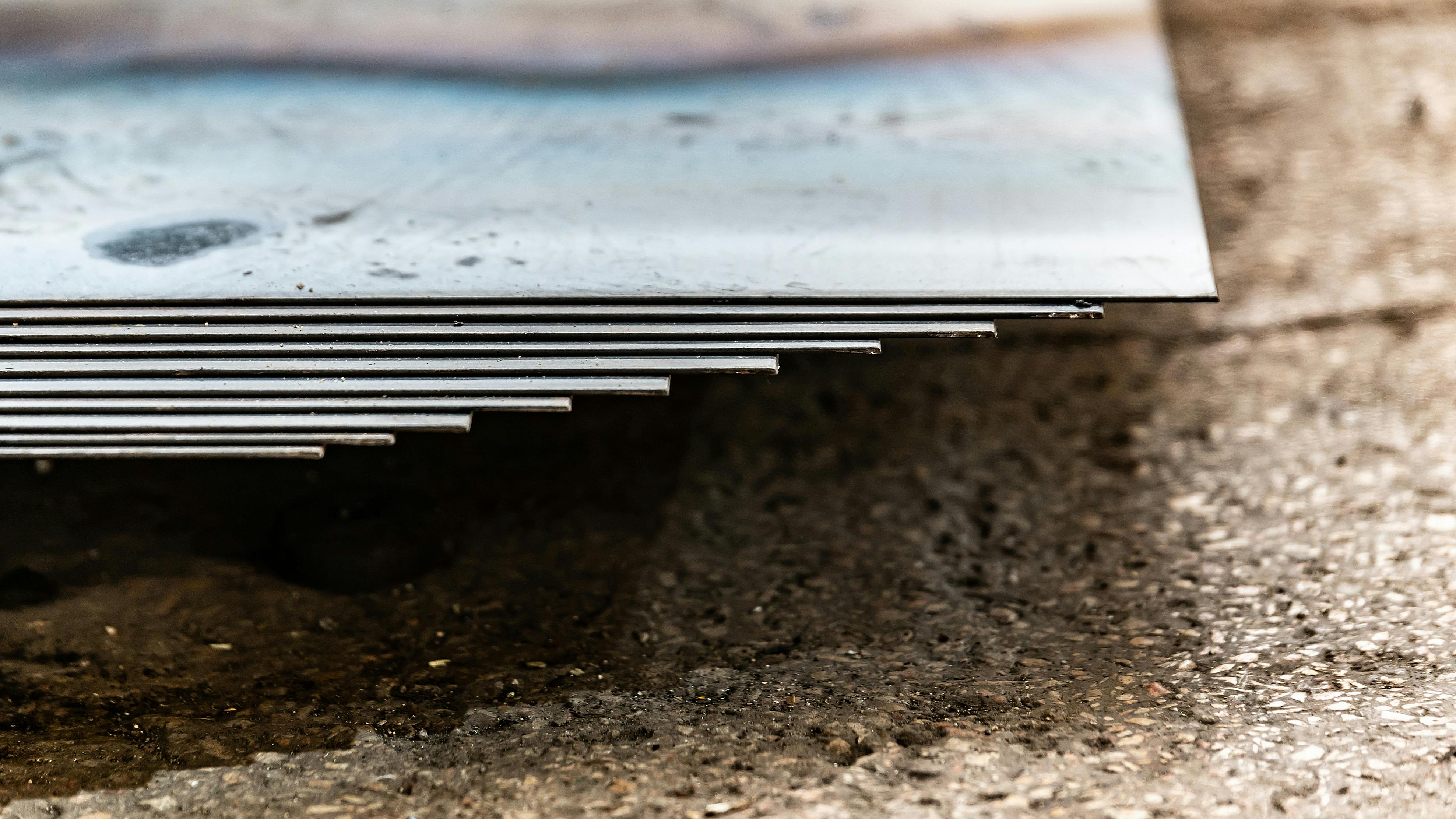 Sheet Metal on floor