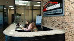 SECURING BUSINESS: The first conversations the guest has with the estimator or customer service rep. help form positive first impressions. SECURING BUSINESS: The first conversations the guest has with the estimator or customer service rep. help form positive first impressions.