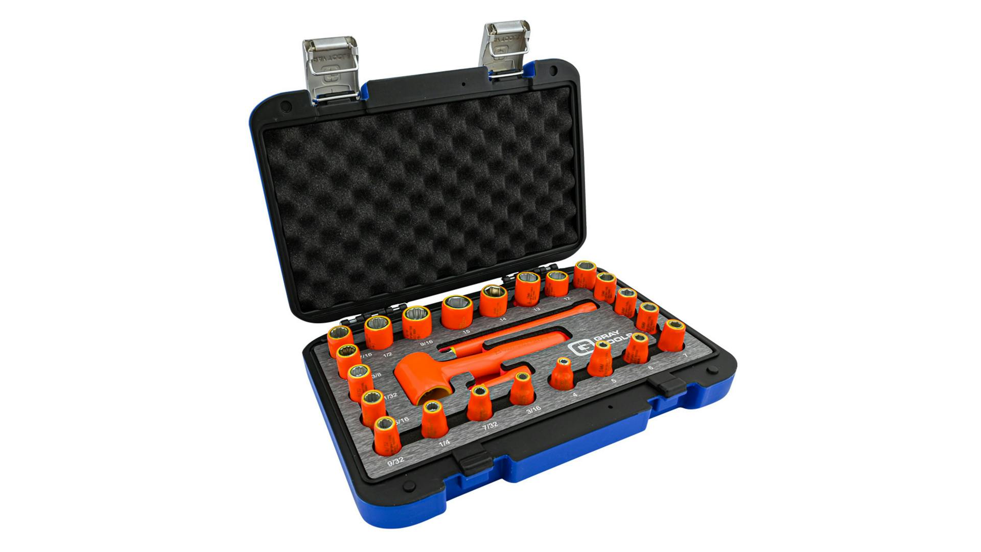 25-pc 1/4' Drive Insulated Socket Set, No. 15025-I