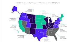 The Western United States (including California, the Desert Southwest and the Pacific Northwest) continues to see the highest rates of BEV adoption, according to the National Automobile Dealers Association (NADA). The Western United States (including California, the Desert Southwest and the Pacific Northwest) continues to see the highest rates of BEV adoption, according to the National Automobile Dealers Association (NADA).