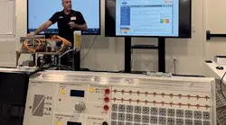 Niel Speetjens, I-CAR’s senior manager and subject matter expert for ADAS/EV specialty training, prepares for the all-new EV course at the I-CAR Chicago Technical Center.