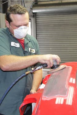 Final sanding Final sanding