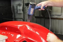 Heating the dent Heating the dent