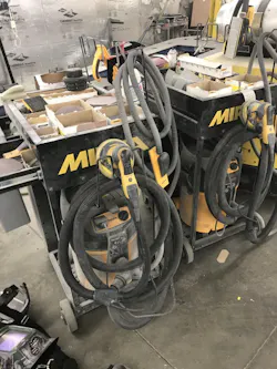 Figure 1 - Dustless sanding cart