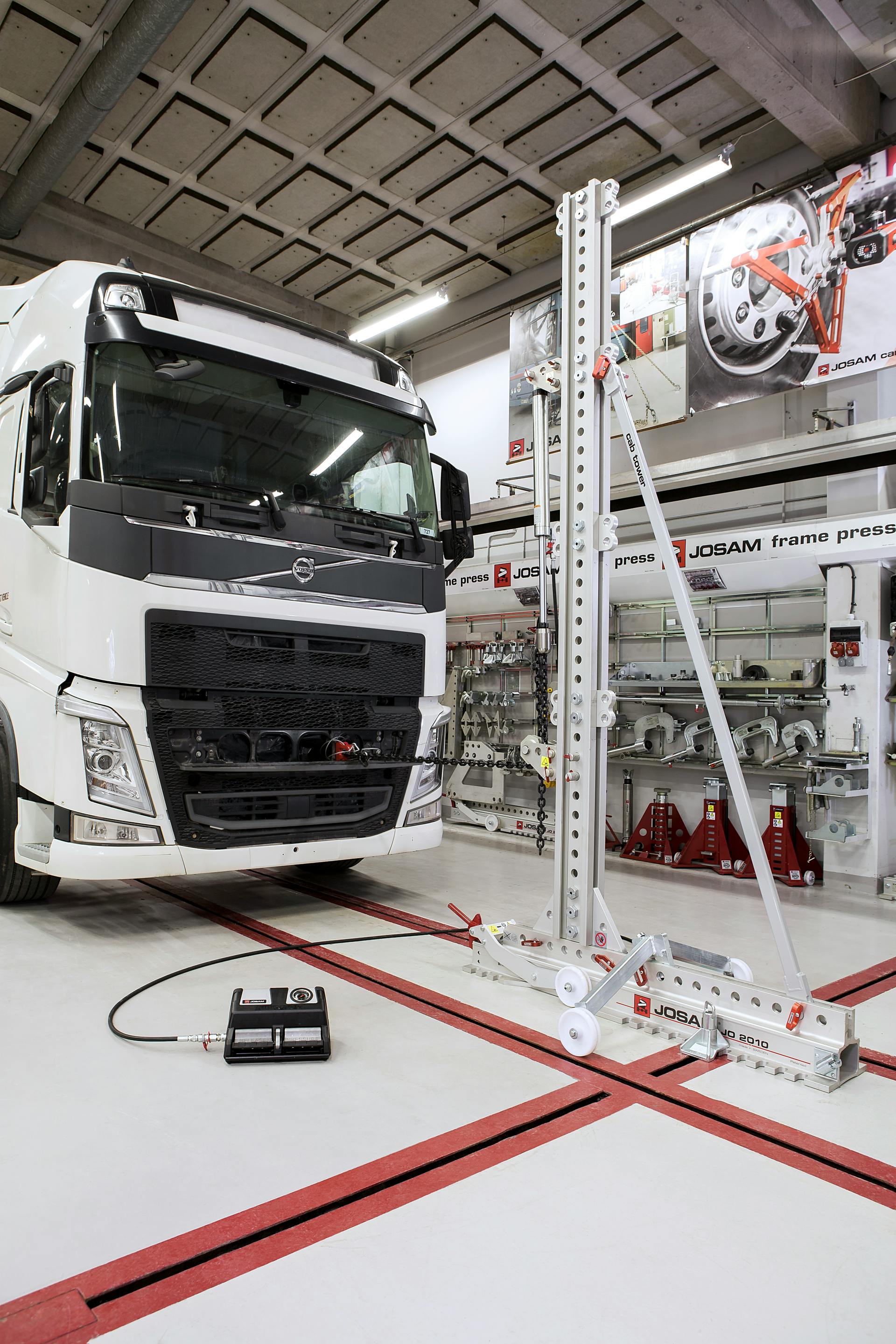 Josam Straightening Cab Tower Setup 05 Jo Series