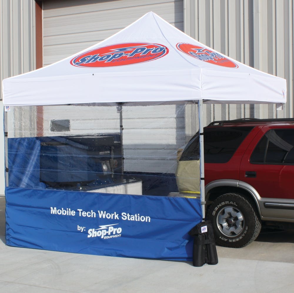 Portable On-Site 6H Compliant Spray Booth.