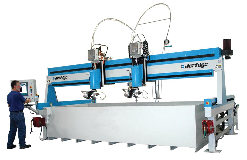 5-Axis Water Jet System, No. EDGE X-5.