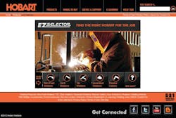 Hobart welding products introduces online product selector Hobart welding products introduces online product selector