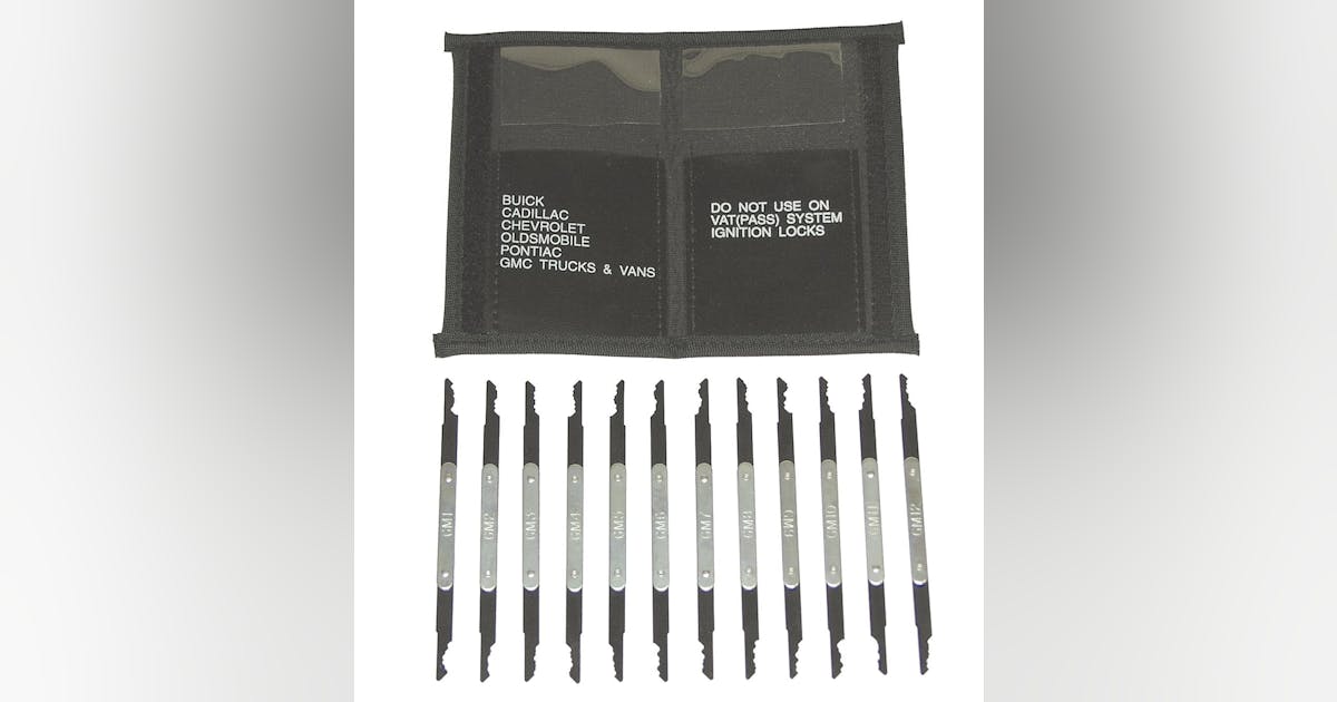 GM Rocker Lock Pick Set, No. LT-280 | FenderBender and ABRN