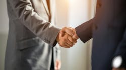 Businesspeople shaking hands Businesspeople shaking hands